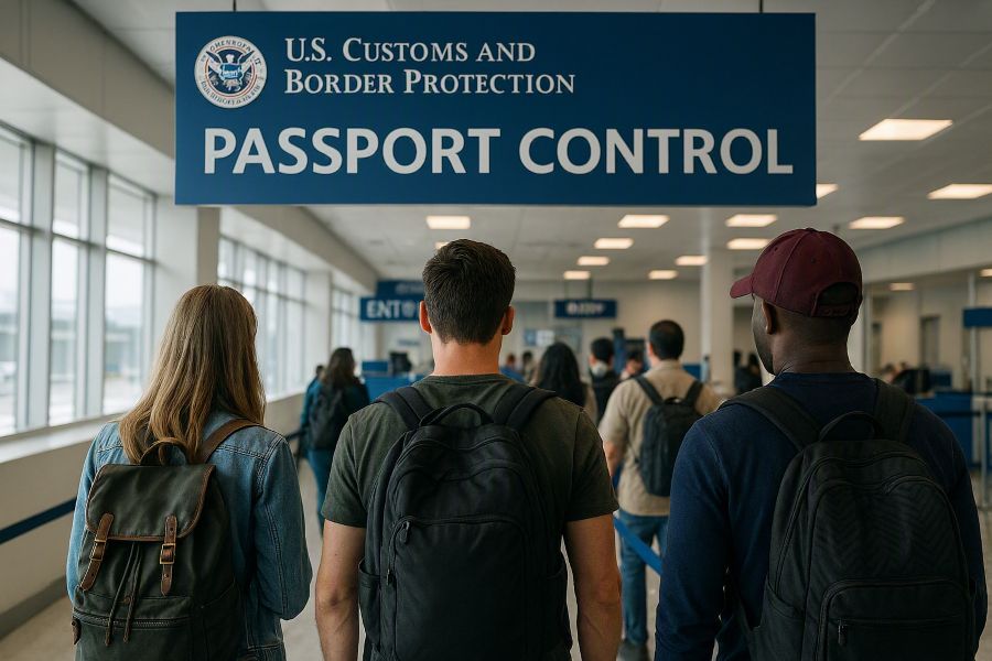 Wichtige Sätze auf Amerikanisch für die Einreise